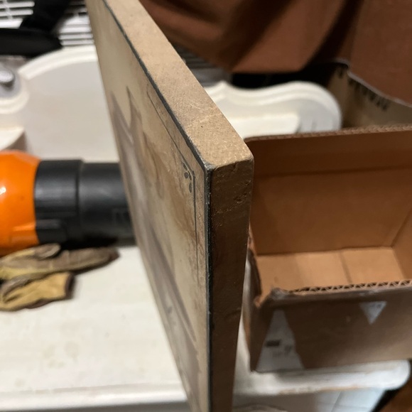 Vintage Stoneware Crocks Wall Art with Cream and Brown Tones on Wood 11x16 in - Picture 5 of 5